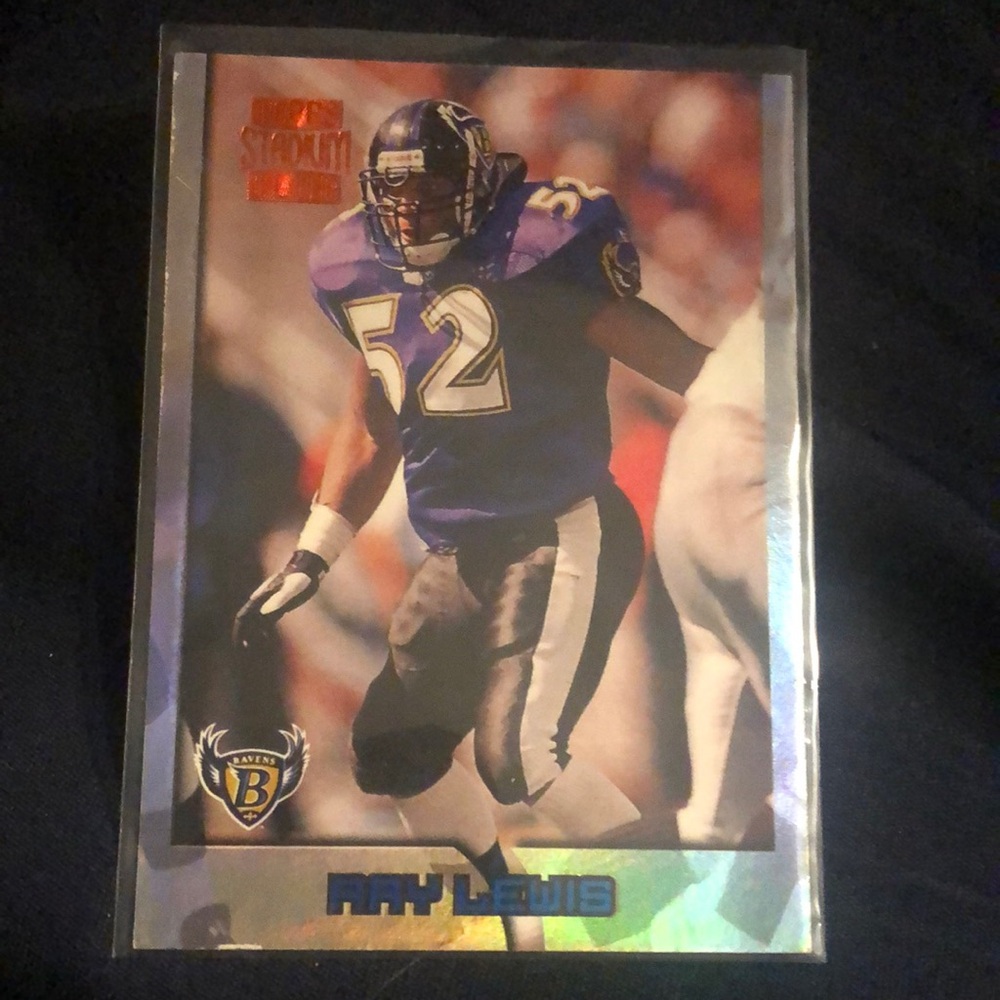 Nfl football card ray lewis